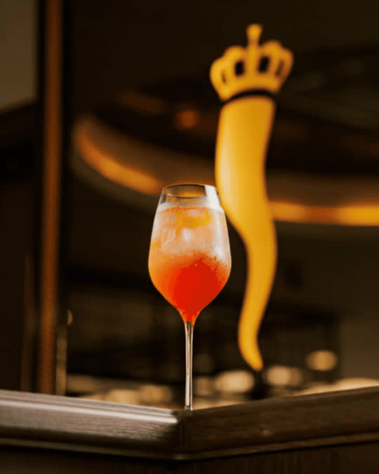 amalfi spritz at Malocchio