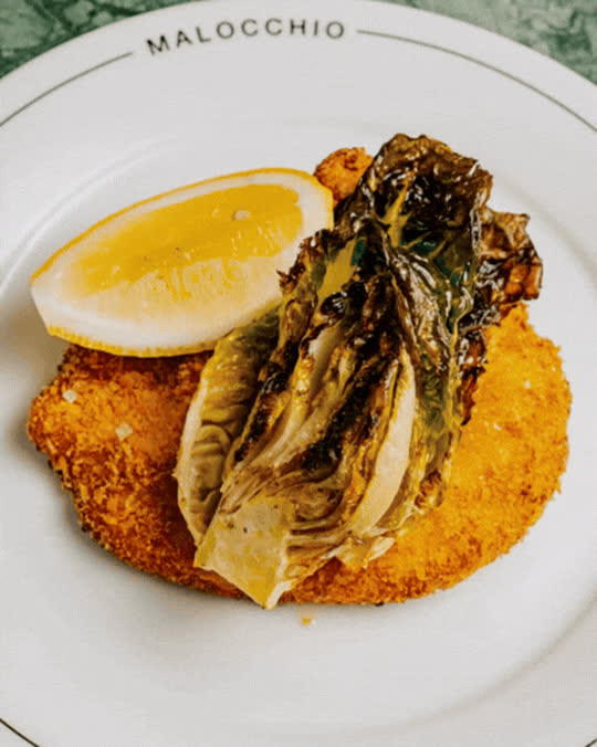 chicken milanese at Malocchio