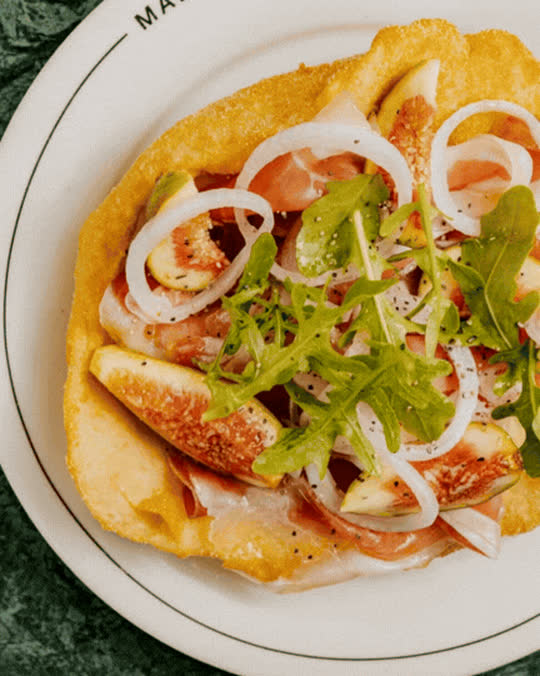fried pizzetta at Malocchio