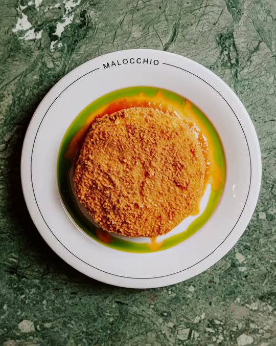fried provolone at Malocchio