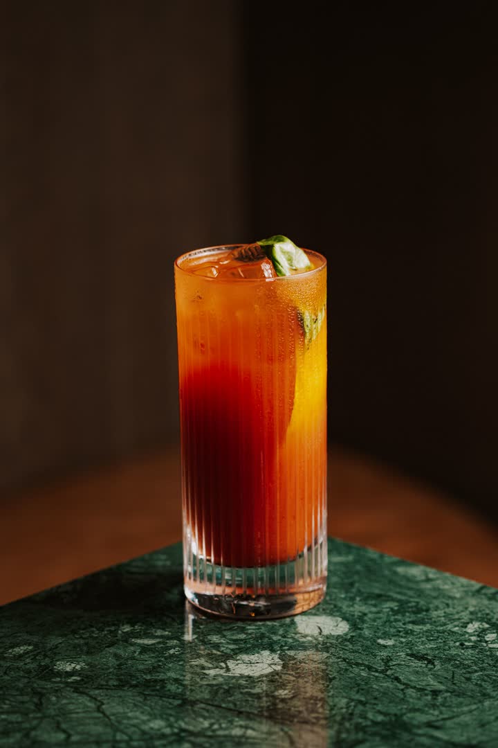 pepperoni bloody mary at Malocchio