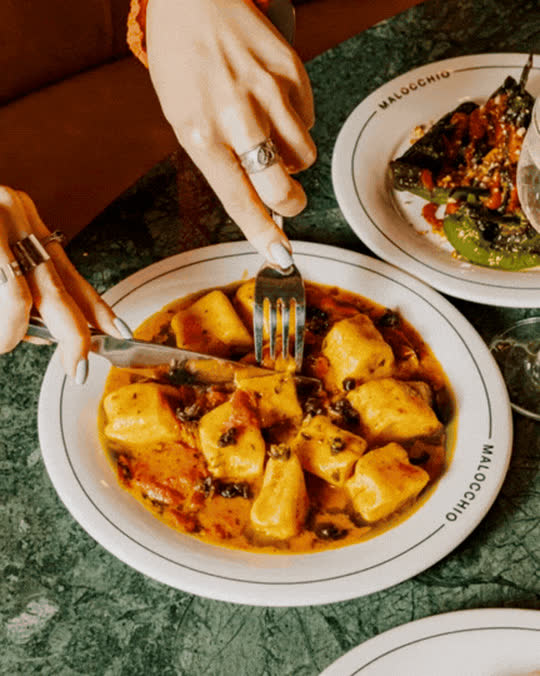 potato gnocchi at Malocchio