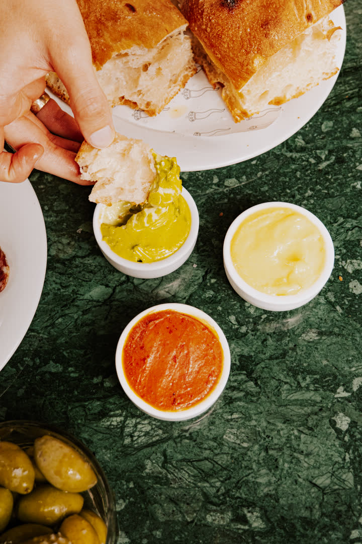 trio of dips at Malocchio